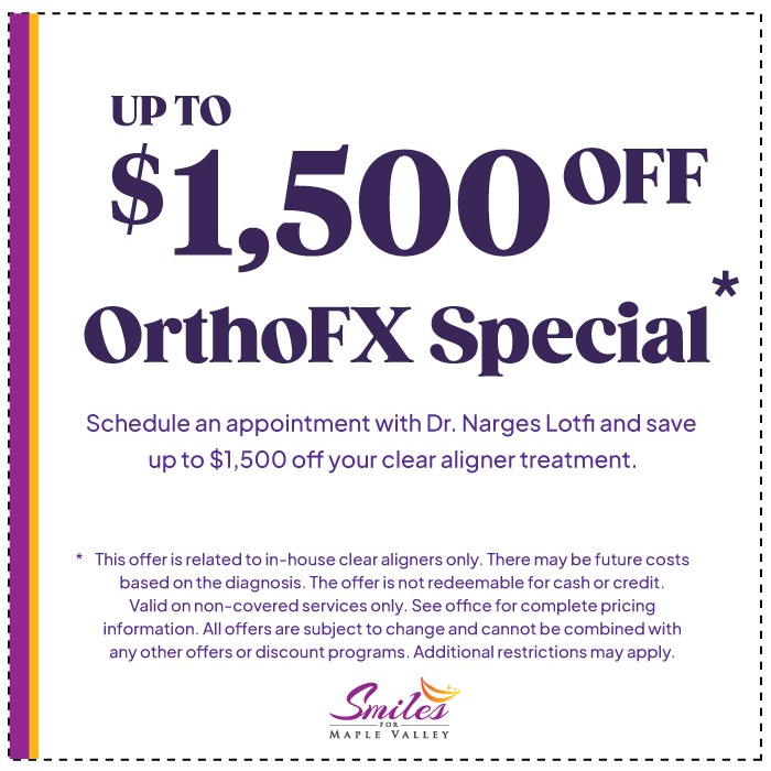 $1500 off OrthoFX Clear Aligners
